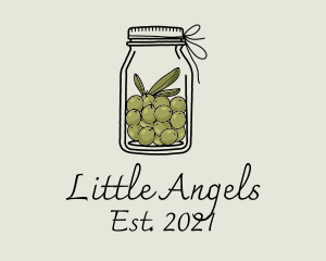 Green Olive Jar logo design