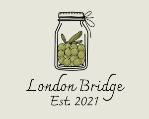 Green Olive Jar logo design