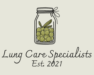 Green Olive Jar logo design