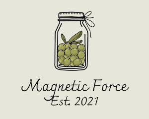 Green Olive Jar logo design