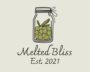 Green Olive Jar logo design