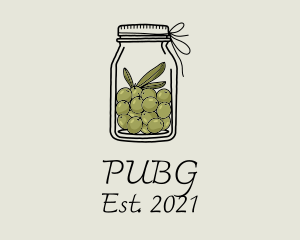 Green Olive Jar logo design