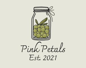 Green Olive Jar logo design