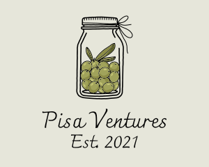 Green Olive Jar logo design