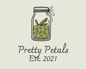 Green Olive Jar logo design