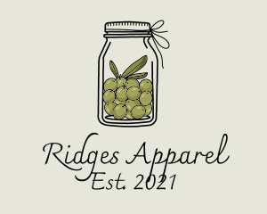 Green Olive Jar logo design