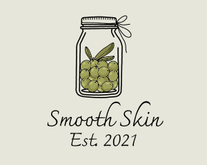 Green Olive Jar logo design