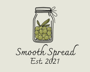 Green Olive Jar logo design