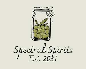 Green Olive Jar logo design