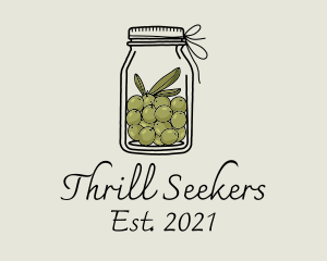 Green Olive Jar logo design