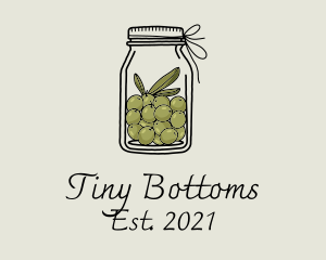 Green Olive Jar logo design