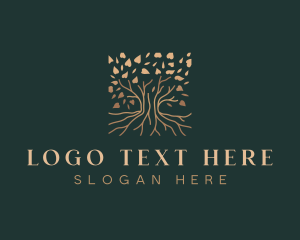 Park - Tree Growth Nature logo design