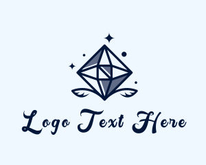 Gem - Shiny Diamond Jewelry logo design