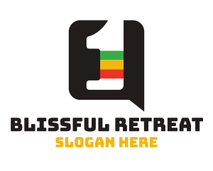 App Icon - Reggae Chat Number 1 logo design