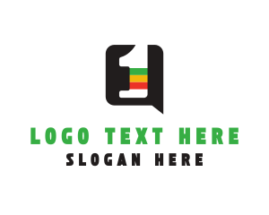 Reggae Chat Number 1 logo design