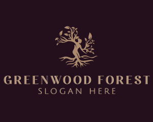 Forestry - Environmental Woman Forestry logo design