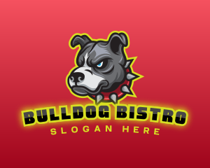 Pitbull Dog Gaming logo design