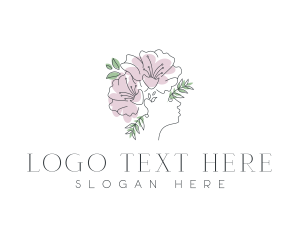 Woman - Beauty Floral Woman logo design