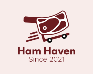 Ham - Butcher Meat Delivery logo design