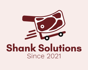 Shank - Butcher Meat Delivery logo design