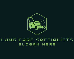 Lawn Mower Yard Care logo design