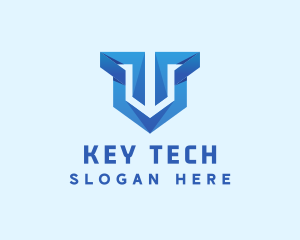 Tech Online Shield  logo design