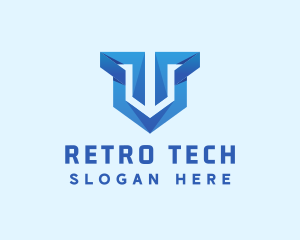 Tech Online Shield  logo design