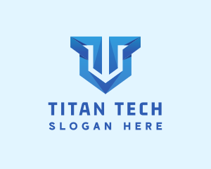 Tech Online Shield  logo design