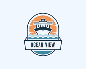 Yacht Travel Getaway logo design