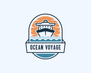 Yacht Travel Getaway logo design