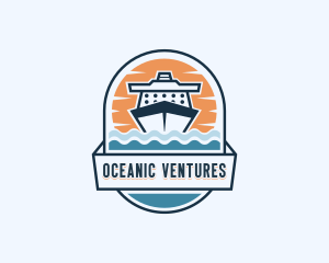 Yacht Travel Getaway logo design