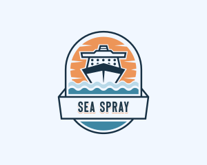 Yacht Travel Getaway logo design