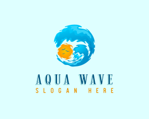 Summer Wave Resort logo design