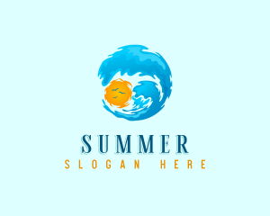 Summer Wave Resort logo design