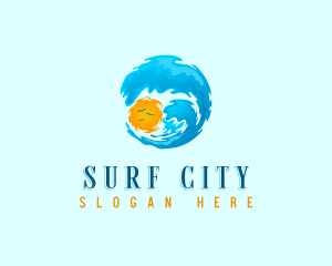 Summer Wave Resort logo design