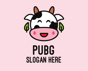 Meat - Organic Happy Cow Farm logo design