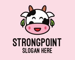 Dairy - Organic Happy Cow Farm logo design