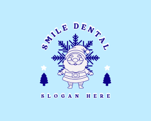 Noel - Winter Santa Claus logo design