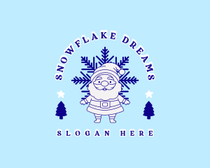 Winter - Winter Santa Claus logo design