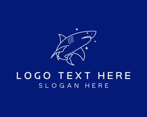 Marine - Wildlife Marine Shark logo design