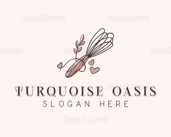 Whisk Confectionery Baking Logo