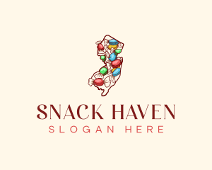 New Jersey Dessert Candy logo design