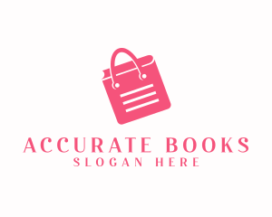 Bookkeeping - Ecommerce Shopping Book logo design