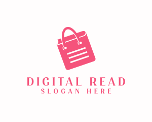 Ebook - Ecommerce Shopping Book logo design