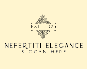 Elegant Wedding Flower logo design