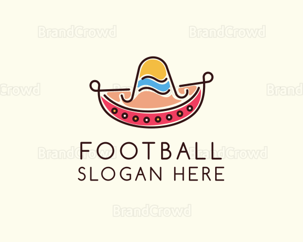 Mexican Sombrero Hat Logo