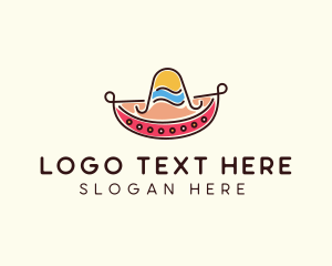 Mariachi - Mexican Sombrero Hat logo design