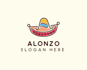 Mexican Sombrero Hat logo design