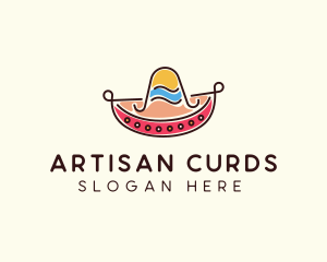 Mexican Sombrero Hat logo design