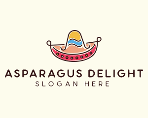 Mexican Sombrero Hat logo design